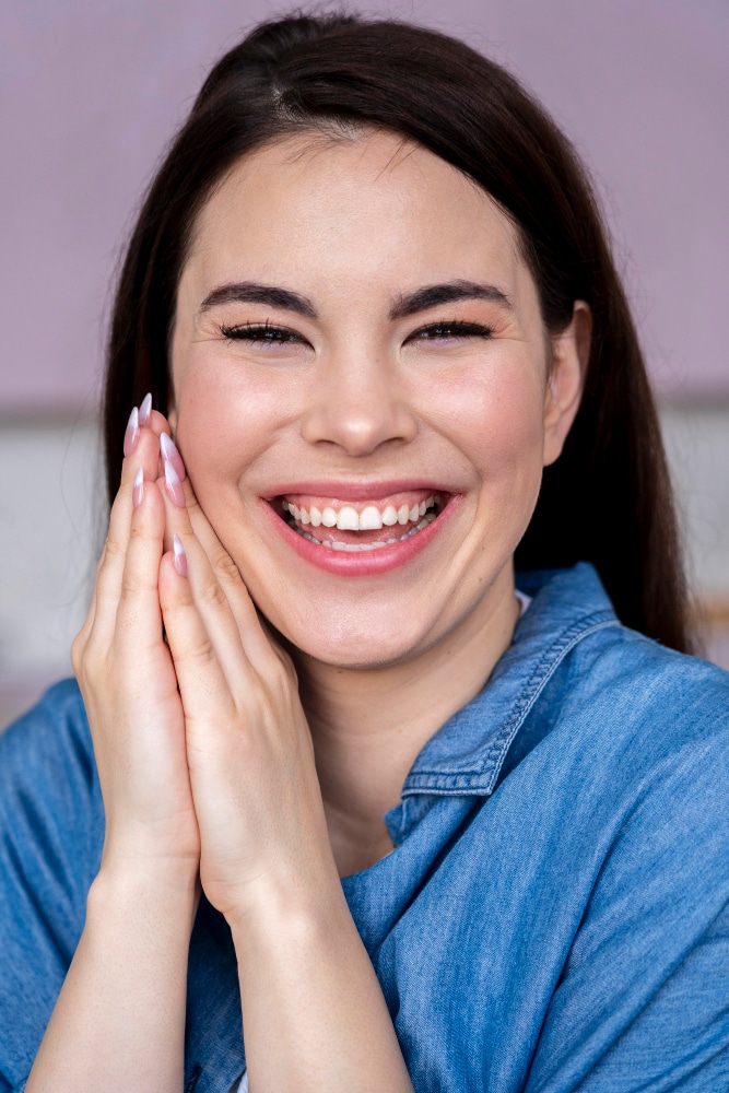 satisfied patient for tooth replacement