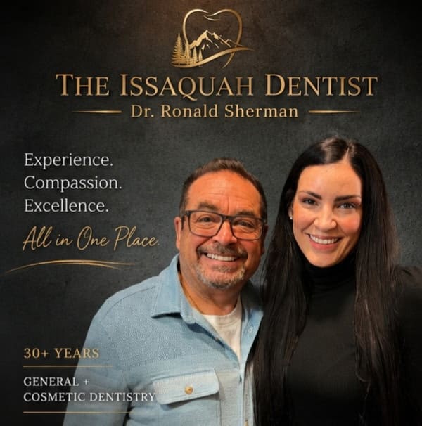 Dr. Ron Sherman with a happy patient - trusted care for every smile